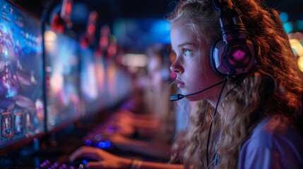 Engaged in LAN parties, teens showcase their gaming prowess, exchanging tips and tricks, creating lasting connections in the digital realm.
