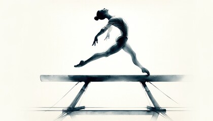Gymnastics fabric prints