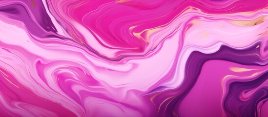 Obraz premium Close-up view of a textured background with swirls of pink and purple marble colors creating a visually stunning pattern