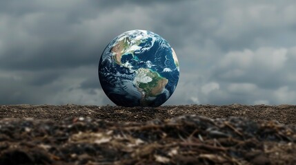 The concept of climate change, pollution, ecology, global warming, science, education, etc - Sustainability