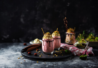 Delightful parfait, an embodiment of sophistication.