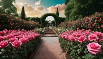 Imagine A Rose Garden In A Dream Within A Dream W  2