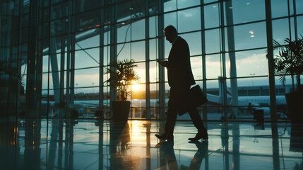 businessman at the airport