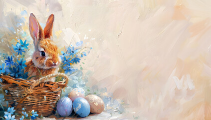 Easter Monday copy space background