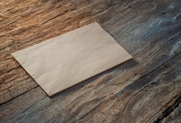 Grunge brown textured wooden board background with ample empty space for your design,Write a message