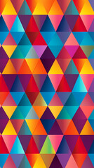 Seamless multi-colored rhombus pattern