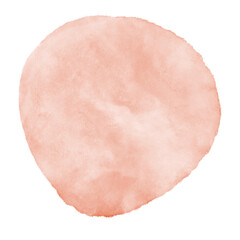 Watercolour Circle Abstract Shape