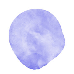 Watercolour Circle Abstract Shape