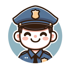 police vector image