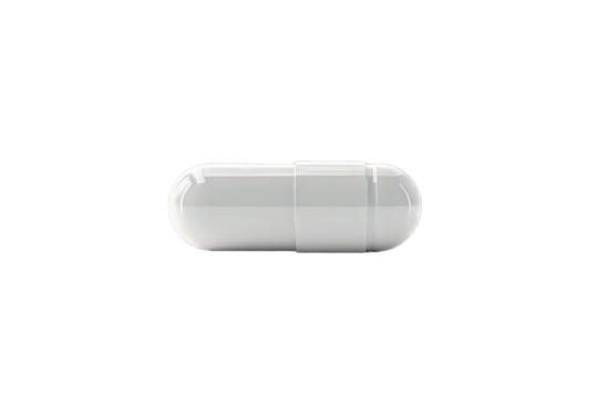 White Pill Isolated