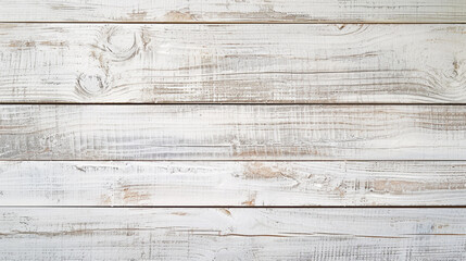 White wooden boards with texture as background . Generative Ai
