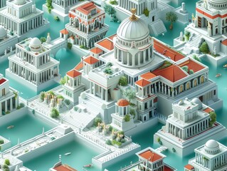 Illustrate a dynamic infographic illustrating the impact of the preserved Library of Alexandria on modern scientific advancements Incorporate historical elements with a futuristic touch