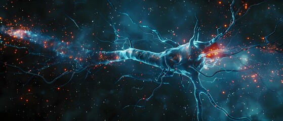Mapping Neuronal Activity in the Brain Using Optogenetics for Alzheimer's Disease Research. Concept Optogenetics, Neuronal Activity, Brain Mapping, Alzheimer's Disease Research, Neurological Studies - obrazy, fototapety, plakaty
