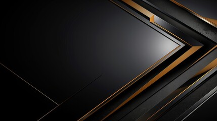 Modern dark gold overlapping dimension line bar design, technological background - obrazy, fototapety, plakaty