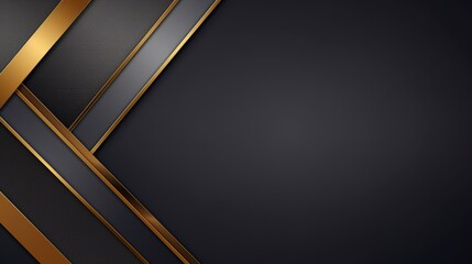 Modern dark gold overlapping dimension line bar design, technological background