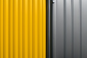 Close-up yellow metallic object, abstract texture background