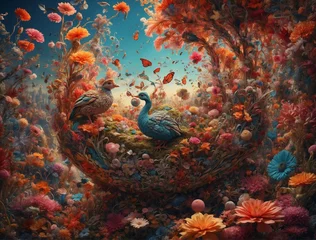 Foto op Canvas coral reef in sea © Cynthia