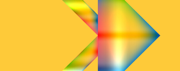 Colorful metallic geometric shapes. Vector Illustration For Wallpaper, Banner, Background, Card, Book Illustration, landing page