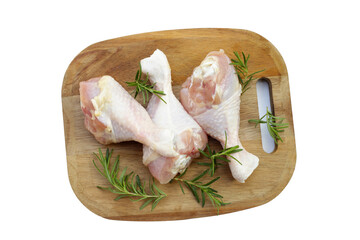 Raw chicken legs, meat for cooking