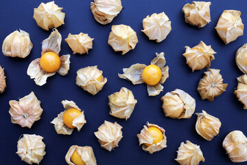 Fresh cape gooseberry. Delicious tropical fruit