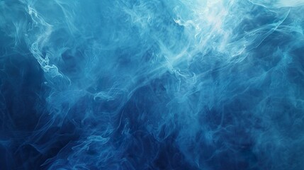 Abstract smoke blue background