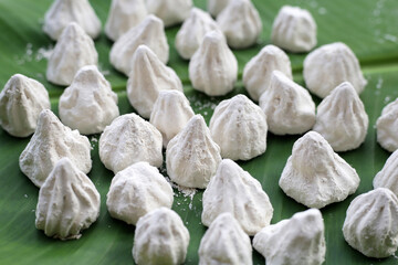 White clay filler, Soft-prepared chalk.  Thai tradition, Songkran Festival