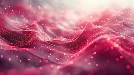 abstract red and white virtual network - design element for technology background - connectivity backdrop illustration - generative ai