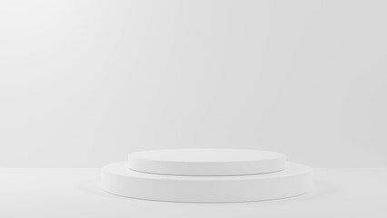 3D rendering abstract shape podium product background