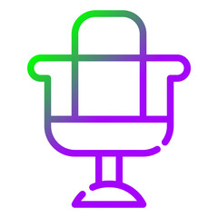 Obraz premium Chair icon 