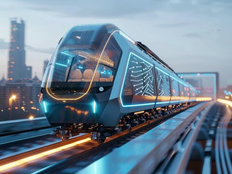 High-speed urban rail driven by blockchain for secure