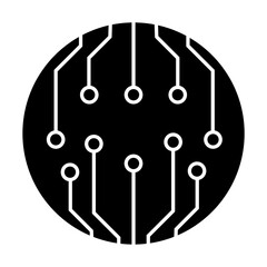 Circuit board, technology vector icon. For your web site design, logo, app, UI. Vector illustration