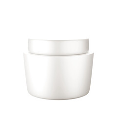 Facial cream jar 3D rendering. Advertising signs. Product design. Product sales. Product code.