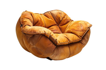 PUF Chair isolated on Transparent