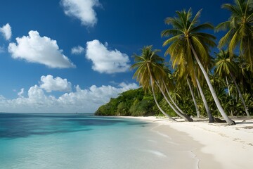 Horizon landscape summer vertical view beautiful tropical sea beach