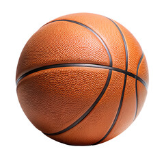 basketball ball on transparent background