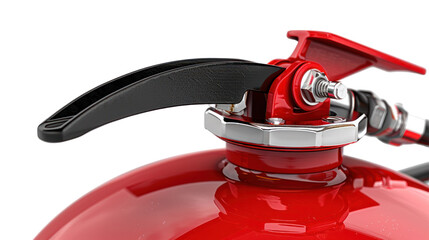 
Fire extinguisher on white background