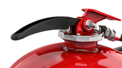 
Fire extinguisher on white background
