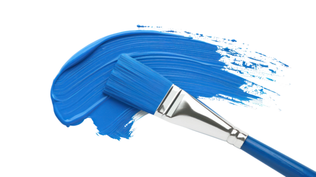 Pukan writes blue on a white background