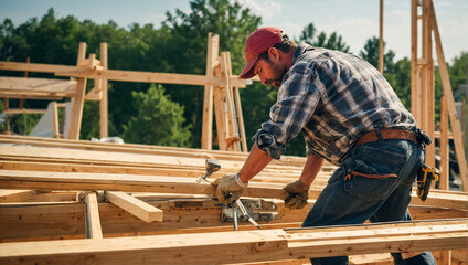 Roofer Carpenter Working  - 774593180
