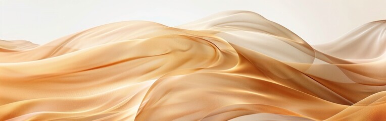 Beige and Brown Organic Waving Lines Texture - Abstract Background for Web Design and AI Wallpaper