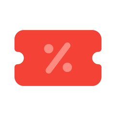 coupon flat icon
