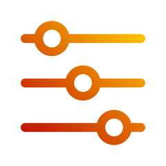 adjustment gradient icon
