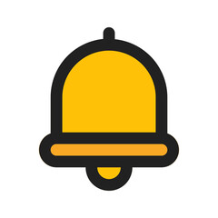 Obraz premium notification line color icon