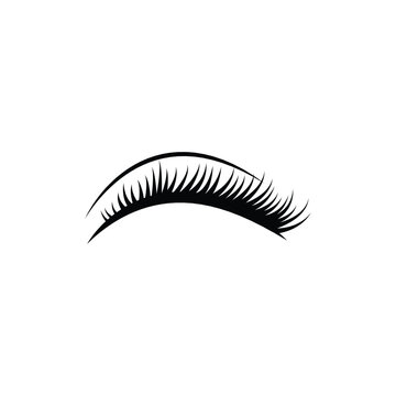 Eyelash logo icon