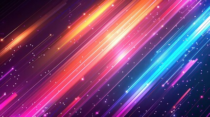 Obraz premium RGB color tones in this abstract futuristic background results in a captivating design.