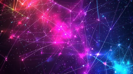 Fototapeta premium A visually striking abstract futuristic background is characterized by RGB color tones. 