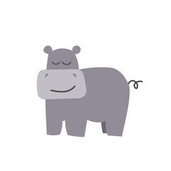 cartoon hippopotamus