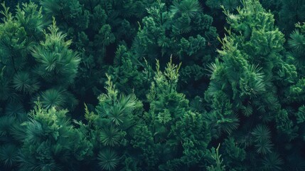 Fototapeta na wymiar nature photography captures a vibrant pine forest and cypress trees with dark green foliage, rendered in photorealistic detail