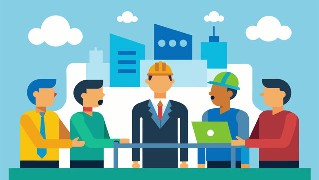 A CEO meets with local suppliers forging strong relationships and ensuring a steady supply of materials for their nearby factory.