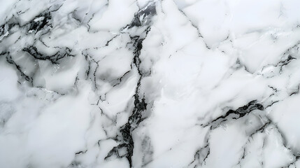 A marble floor with a black and white pattern. The marble is very shiny and has a lot of detail
